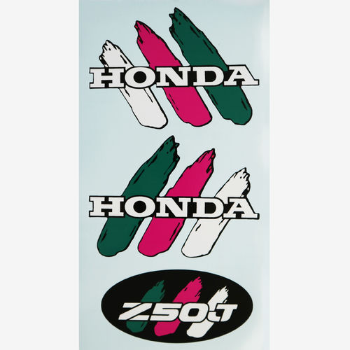 Honda Monkey Z50J pinkki-vihreä tankkitarrasarja