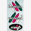 Honda Monkey Z50J pinkki-vihreä tankkitarrasarja